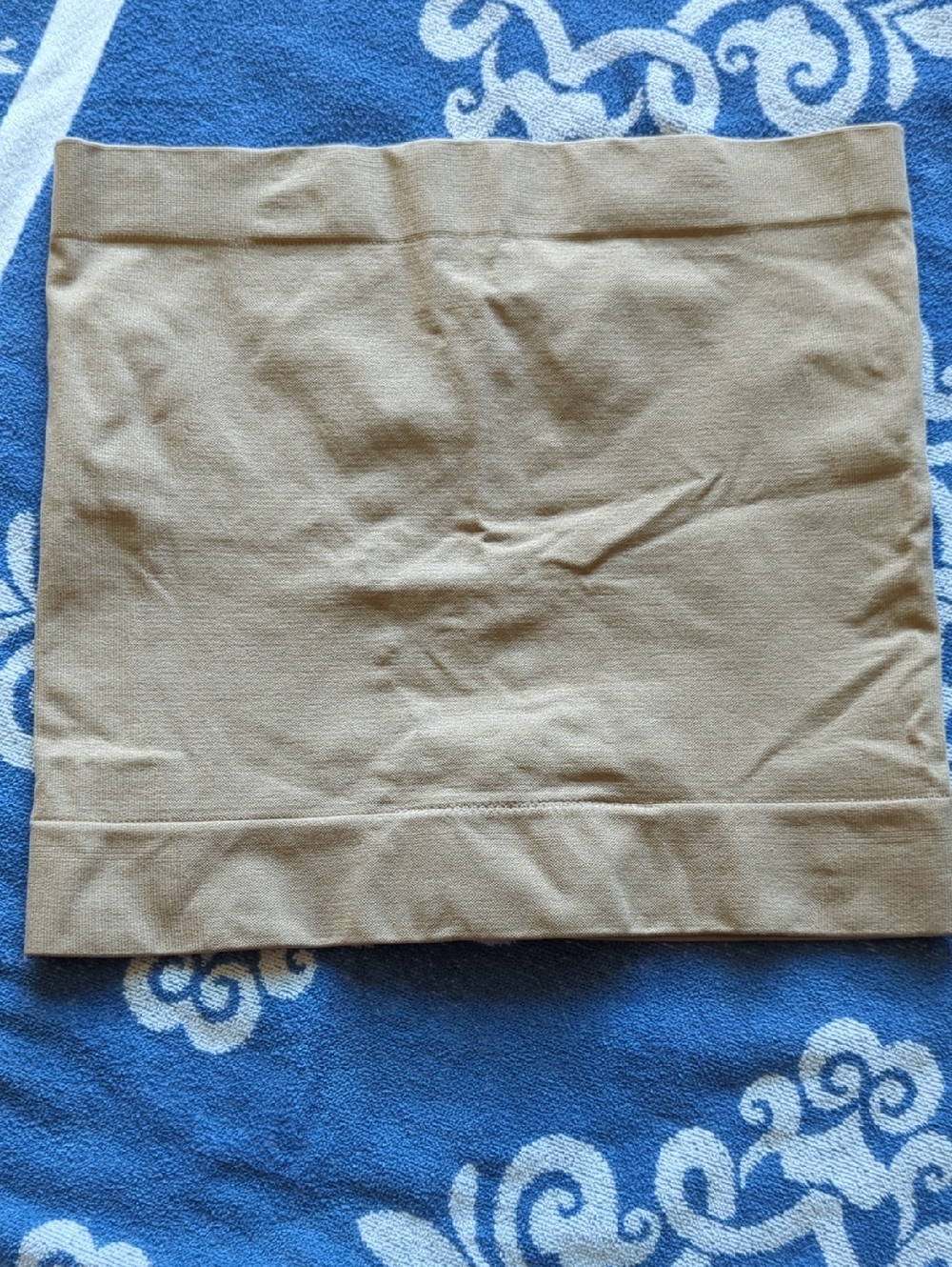 Seamless Beige Stretch Skirt Slip